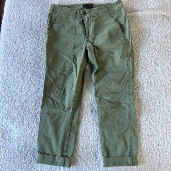 J crew green pants 4 - Picture 1 of 7